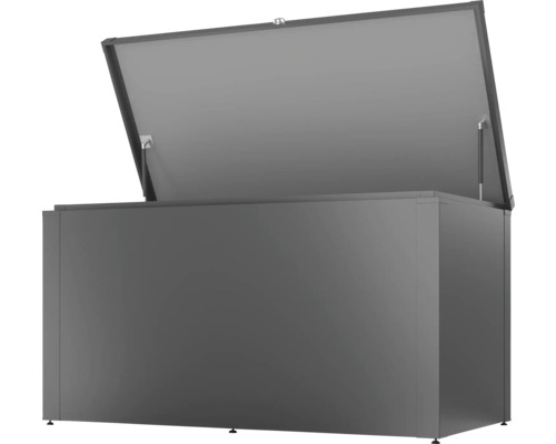 Coffre de rangement extérieur ouvert