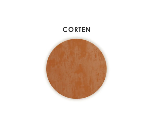 Kreis aus Cortenstahl