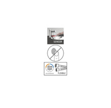 Image symbolique pour capteur, fonctionnement sans contact et flexibles de raccordement