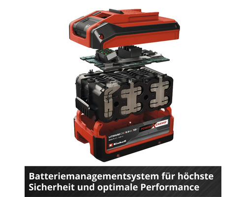 Einhell Ersatzakku Power X-Change 18V (5-8 Ah) Multi-Ah PXC Plus