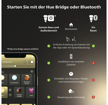 Informationen zu den Funktionen der Philips Hue Bridge und Bluetooth