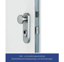 Garniture de porte avec verrou de sécurité