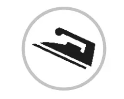 Symbole pour repassage autorisé