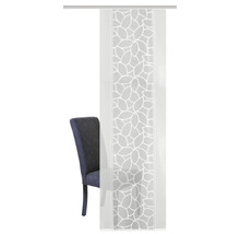 Flächenvorhang Konturo weiss 57x125 cm