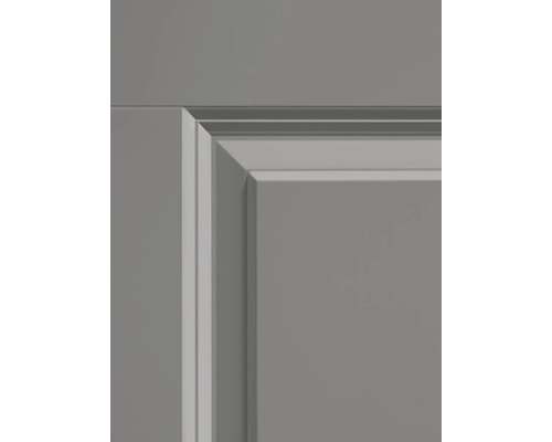 Détail d''une porte d''armoire grise avec cadre