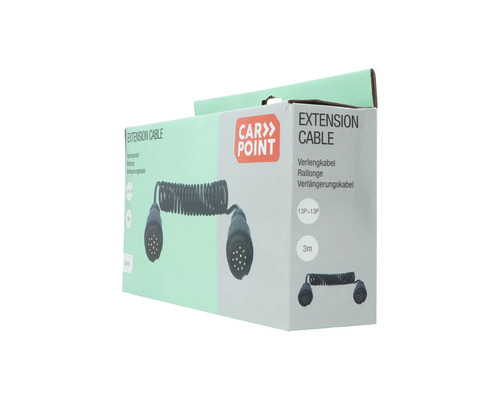 Verpackung eines 3 Meter langen CarPoint Verlängerungskabels 13P zu 13P