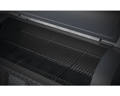 Gril ouvert avec grille