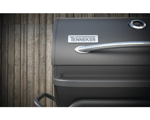 Detailansicht eines Tenneker Holzkohlegrills
