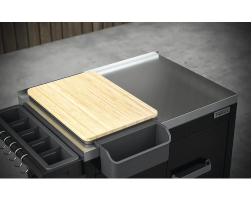 Cuisine d''extérieur Tenneker avec planche à découper et porte-accessoires