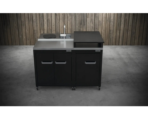 Module de cuisine extérieure avec évier et plan de travail pour le jardin