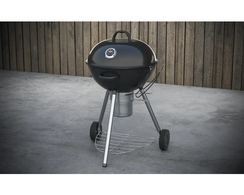 Kugelgrill mit Deckelthermometer und Ablagerost
