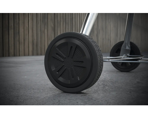 Detailaufnahme von einem Grillrad.