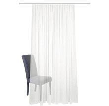Vorhang mit Gardinenband Flamio weiss 225x450 cm