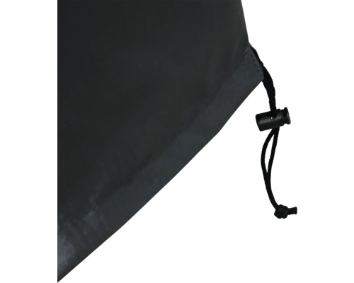Schwarze Schutzhülle mit Kordelzug