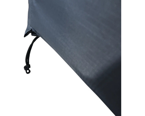 Detailansicht einer Abdeckung mit Kordelzug