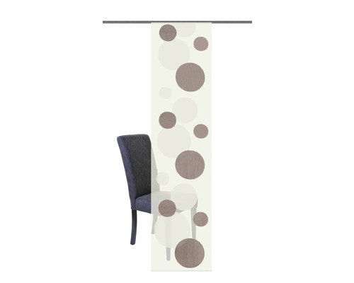 Dekoschals mit Punktmuster und Stuhl