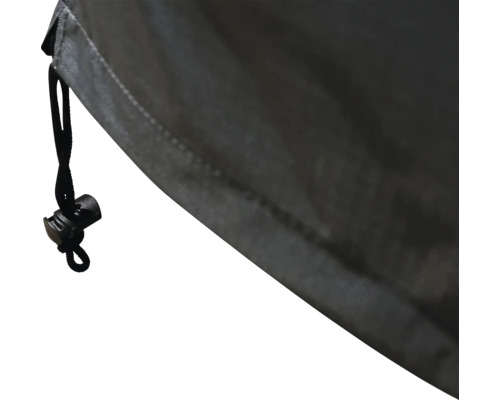 Detailaufnahme einer Schutzhülle mit Kordelzug