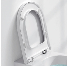 Abattant de WC en céramique sanitaire ouvert