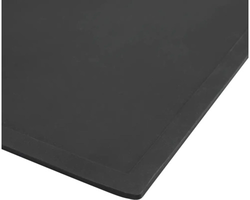 Tapis antidérapant noir pour atelier et entrepôt