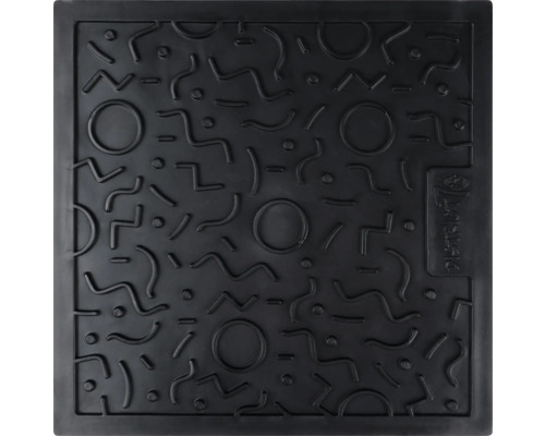 Tapis antidérapant carré avec motif