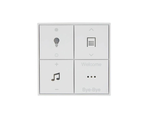 Interrupteur avec commandes d''éclairage, de garage, de musique et de scène