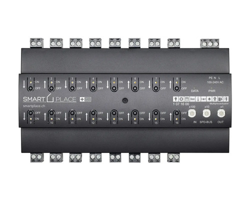 Actionneur Smart Place avec interrupteurs et connexions