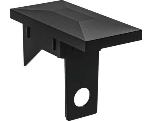 Cache de clôture avec support pour poteaux