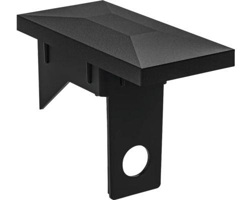 Capuchon de poteau de clôture en métal avec patte de fixation