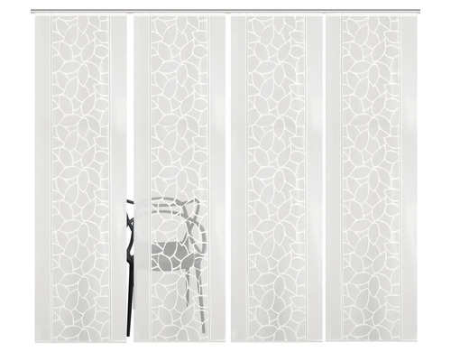 Panneaux japonais avec motif de feuilles, textile