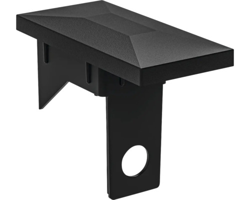 Zaunabdeckung aus Metall mit Befestigungslasche