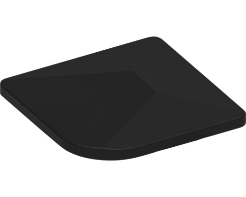 Plaque de base carrée noire pour meubles