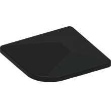 Schwarze quadratische Abdeckplatte