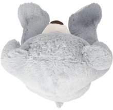 Vue arrière d''une peluche koala grise