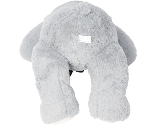 Vue arrière d''une peluche grise