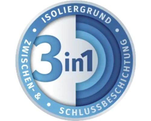 3 in 1 Isoliergrund Zwischen- und Schlussbeschichtung