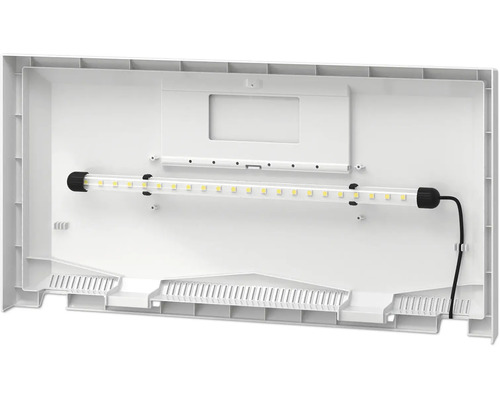 Innenansicht einer Aquarienabdeckung mit LED-Beleuchtung