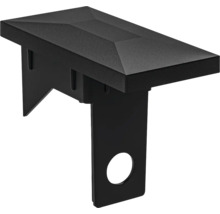 Pfostenabdeckung aus Metall mit Befestigung