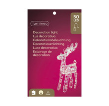 Dekorationsleuchte mit Hirschmotiv und 50 LEDs