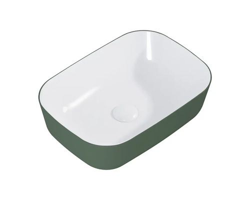 Vasque à poser rectangulaire pour la salle de bains