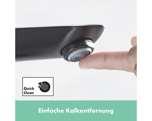 Armatur mit Quick Clean Funktion zur einfachen Kalkentfernung