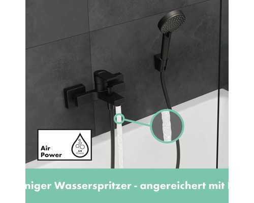 Robinet de baignoire avec douchette à main et fonction Air Power