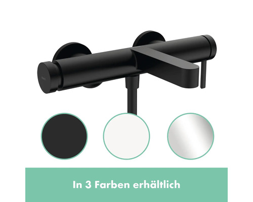 Schwarze Aufputz-Duscharmatur, in drei Farben erhältlich