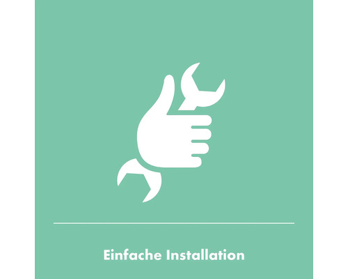 Symbol für einfache Installation