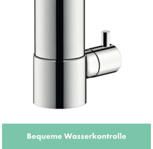 Detailansicht einer Armatur zur Wasserkontrolle