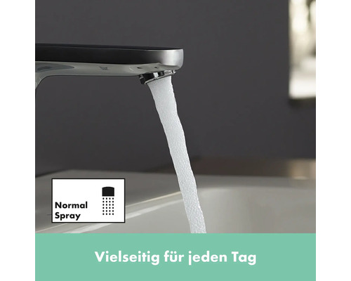 Robinet avec fonction de jet normal dans la salle de bain