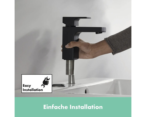 Mitigeur monocommande pour une installation facile sur le lavabo