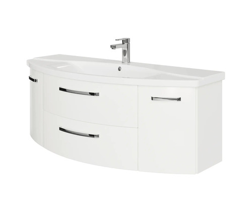 Meuble sous-lavabo avec lavabo et robinet