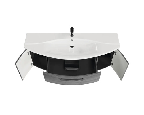 Waschtisch mit offenem Schrank und Schublade für Badezimmer