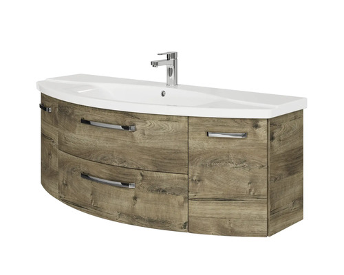 Meuble sous-lavabo avec lavabo et robinet