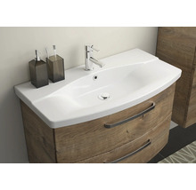 Meuble sous lavabo Jungborn VENTITRE lxhxp 80x49.2x43 cm chêne ribbeck transversal